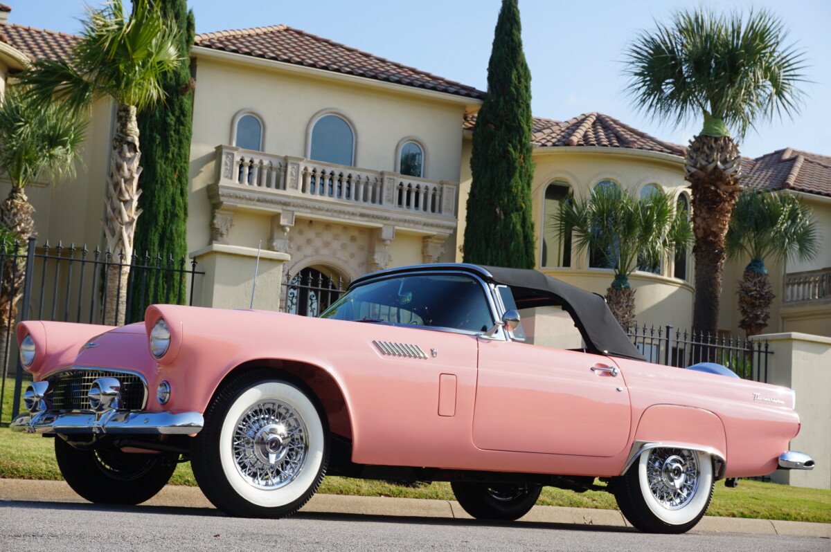 1956 Pink Ford Thunderbird