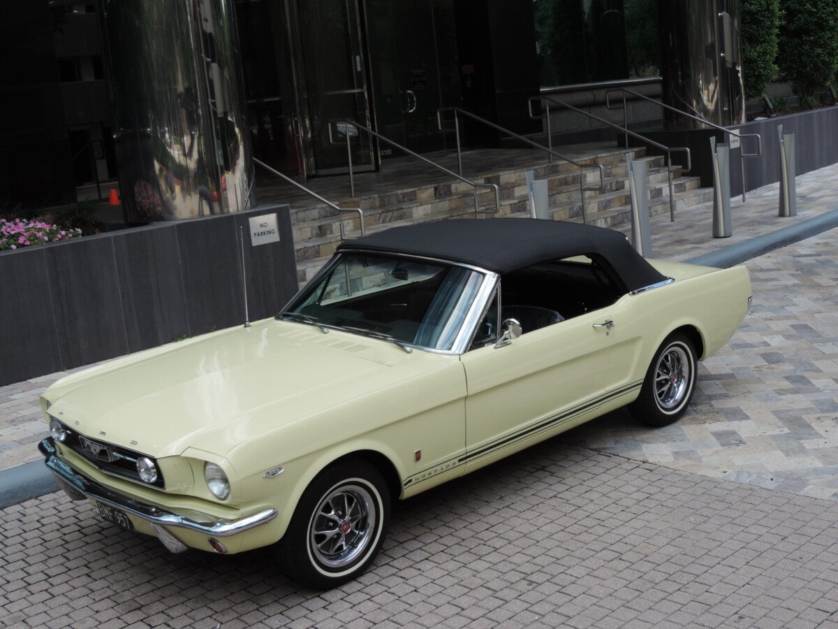 1966 Mustang Convertible Springtime Yellow