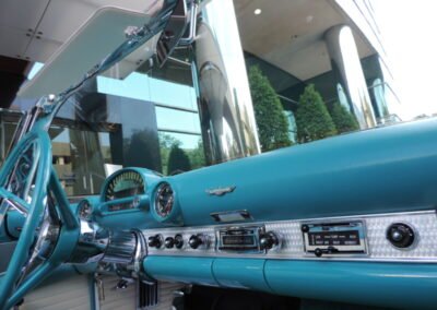 1956 Peacock Blue Thunderbird Dashboard