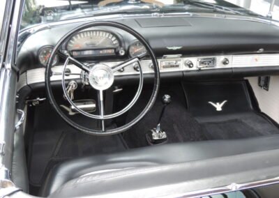 1956 Black Thunderbird Dashboard