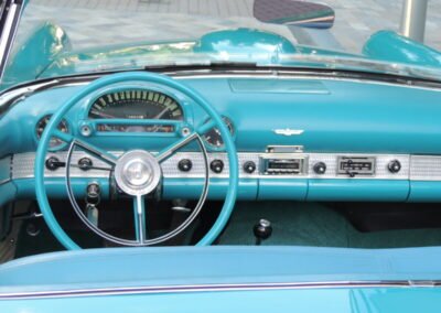 1956 Peacock Blue Thunderbird Steering Wheel