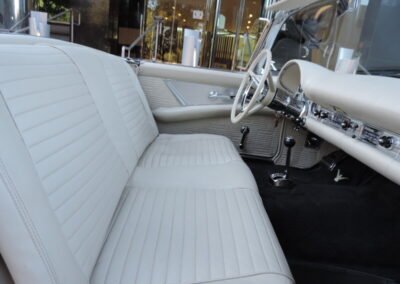 White Seats 1957 Thunderbird