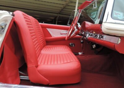 19-1957 Supercharged Thunderbird Red Interior