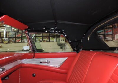 9-1957 White Supercharged Thunderbird Red Interior-DSCN8918