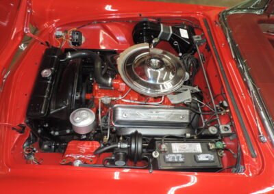 9-1957 Torch Red Thunderbird Engine Restored - DSCN9193