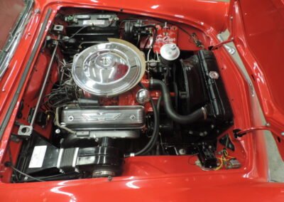 11-1957 Torch Red Thunderbird Engine - DSCN9198