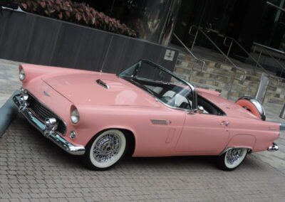 1956 Sunset Coral Pink Thunderbird For Sale