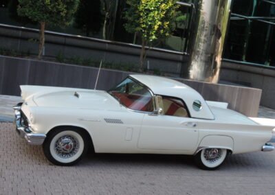 1957 White Thunderbird For Sale