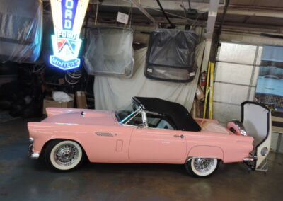 1956 Sunset Coral Pink Thunderbird For Sale