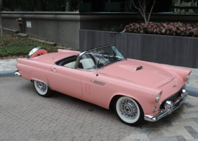 1956 Sunset Coral Pink Thunderbird For Sale