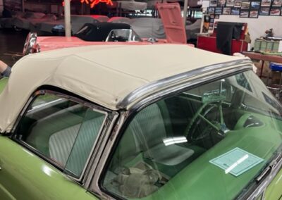 White Thunderbird Convertible Top For Sale