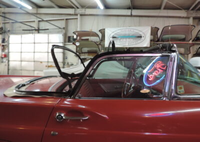 1956 Sunset Coral Pink Thunderbird Convertible For Sale