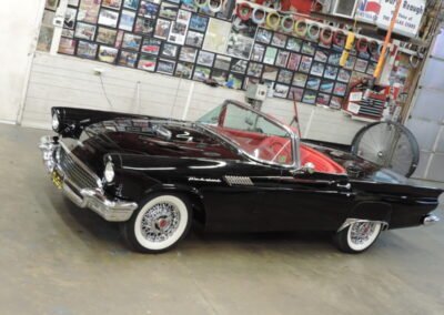 1957 Raven Black Thunderbird For Sale