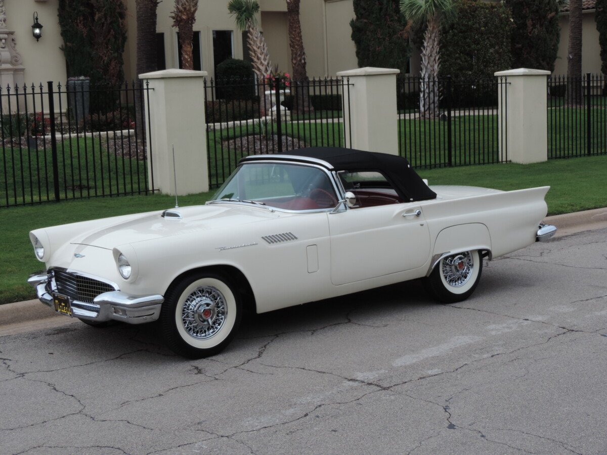1-1957 Colonial White Thunderbird For Sale-DSCN7733 1957 Black Thunderbird For Sale
